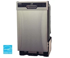Sunpentown SPT 18" Built-In Dishwasher w/Heating Drying - Stainless - SD-9254SS