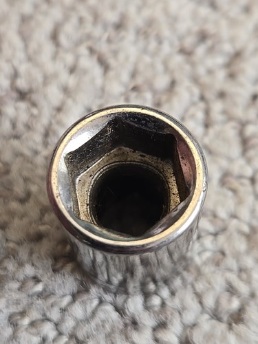 Craftsman 43003 1/2" 6pt Socket 3/8" Drive Inverted G Series USA 3549 - Picture 5 of 6