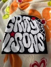 Spider Web Beanie White and Black BRAND NEW CHECK DESCRIPTION