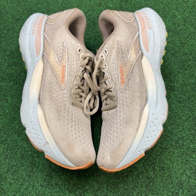 Brooks Glycerin GTS 21 Womens Size 9 Medium B Coconut Aqua Autumn Sneakers