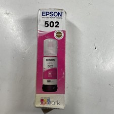 EPSON 502 Ink Bottle Exp 04/28 Single Pack( 70ml each )Magenta-Genuine (Sealed)