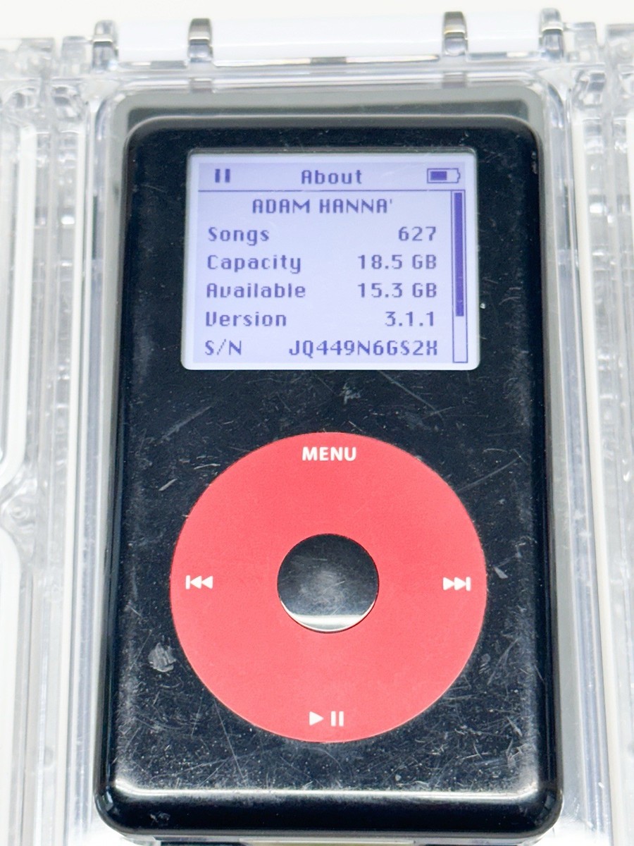 箱付き　iPod U2 Special Edition 20GB Apple iPod classic 4th Generation U2 Special Edition Black/Red (20