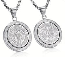 Collar Medalla San Benito (Bendito)