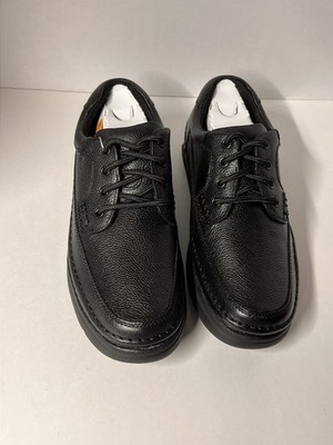 Nunn Bush Cameron Comfort Gel Black Leather Lace-Up Oxford Dress Shoes 8.5 W
