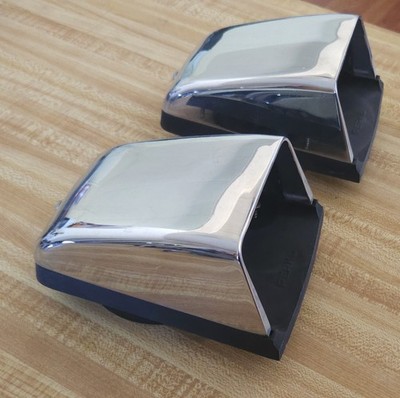 Pair of Perko Marine Bilge Vent Covers 1312DP0CHR Used