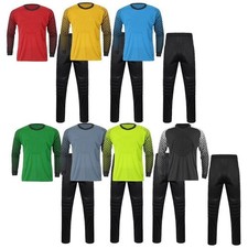 Child Soccer Goalkeeper Uniform Set Shirt and Trousers Shorts Goalkeeper Jersey