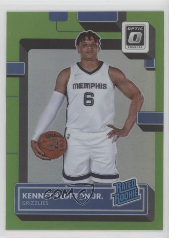 2022 Donruss Optic Rated Lime Green Prizm /149 Kenneth Lofton Jr #202 Rookie RC