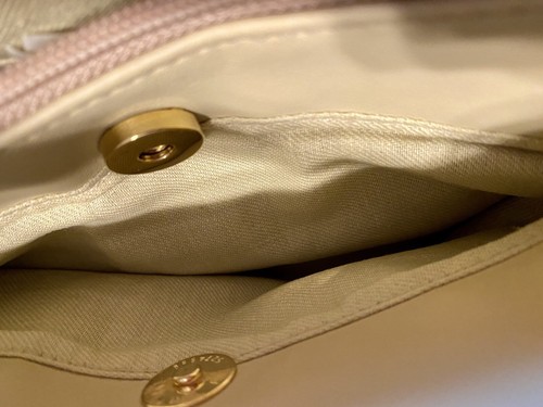 Laura Scott Genuine Leather Multi Pocket Medium 9x11x4” Purse W Crossbody Strap - Picture 5 of 5
