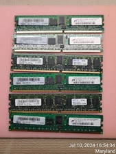 IBM 15R7168 6GB ( 6x 1GB ) DIMM 533MHz DDR2 SDRAM ECC REG Server Memory 276 Pin