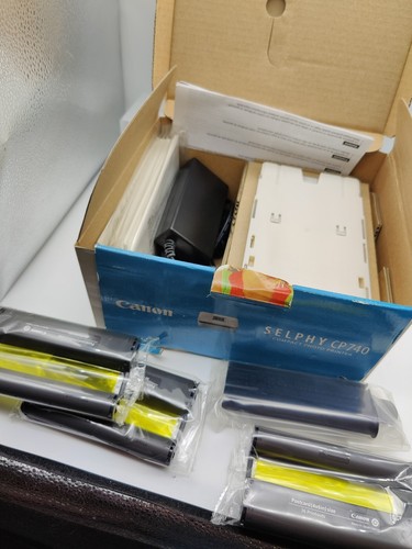 Canon SELPHY CP740 Digital Photo Inkjet Printer With 6 packs and More *Read* - Picture 10 of 16