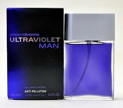 نابير صفر الى حد كبير  3.3 oz Paco Rabanne Ultraviolet Man Aftershave gel Anti pollution 100ml  3349668123421 | eBay
