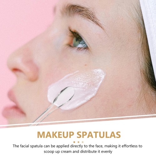 50PCS Spatole Trucco Cucchiai Cura Pelle Donna Crema Viso Applicatore Cucchiai - Foto 8 di 12