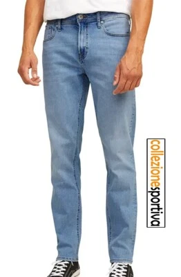 JEANS UOMO JJ REBEL SLIM FIT DENIM CHIARO - 12263635 - col. denim chiaro