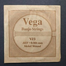 Vintage Vega V23 .023" .584mm Nickel Wound Banjo String