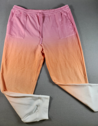 Boston Proper Jogger donna ombretto XL rosa arancione nuovo senza etichette comfort tempo libero