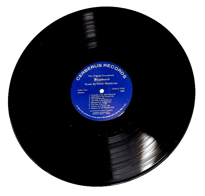 Ennio Morricone - Bluebeard (The Original Soundtrack Album) US 1st.Pr NM/MINT LP - Image 4 of 4