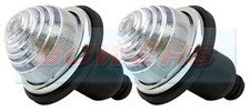 2x LAND ROVER CLASSIC MINI FRONT/REAR CLEAR INDICATOR LAMPS LIGHTS AS LUCAS L594