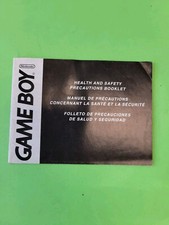 Game Boy Consumer Precautions MANUAL ONLY Authentic Original