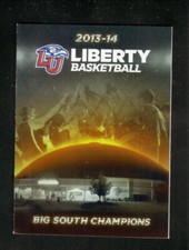 2013-14 Liberty Flames Basketball Pocket Schedule Big South Conference