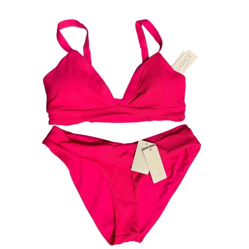 Beach Riot Set XL a costine rosa caldo - Foto 3 di 9