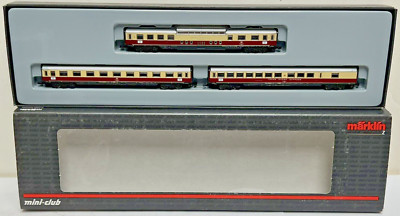 MARKLIN Z MINI CLUB 87285 3-CAR SET RHEINGOLD EXPRESS DOME