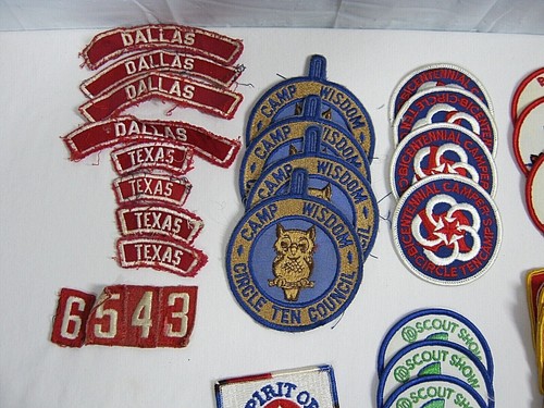 Huge Lot of 60 Boy Scouts Of America BSA Patches Rings Coins 70s - Picture 2 of 9