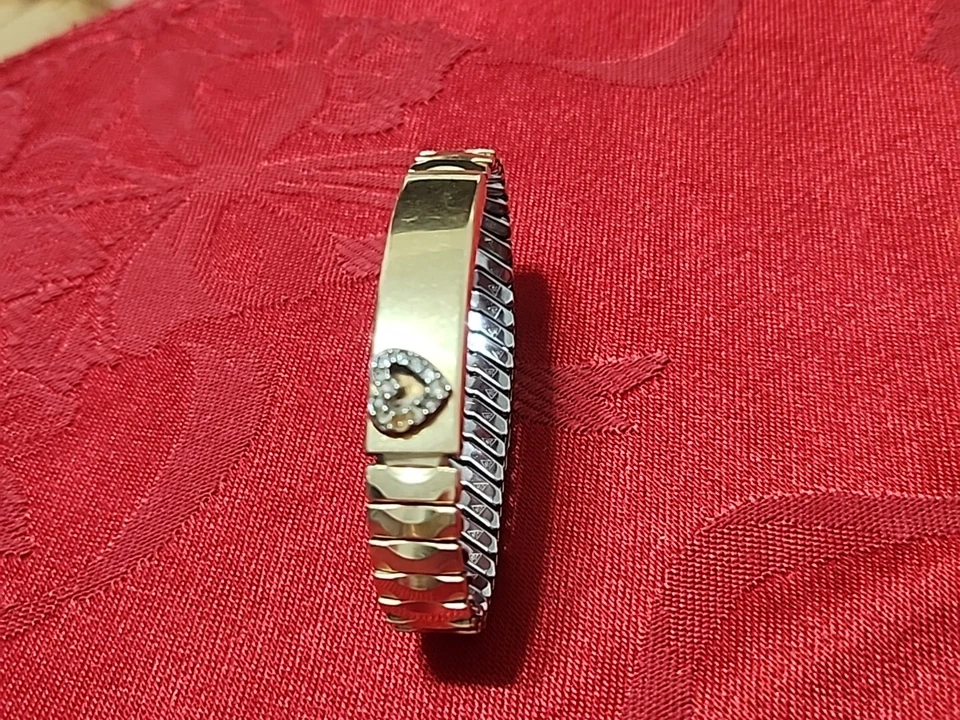 Brazalete Vintage Jacoby Bender JB 1/20 10 Kt Oro Ident Flex Band Usado Foto 2 de 4