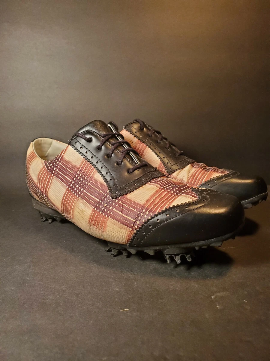 Plaid golf best sale shoes
