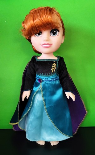 Disney Frozen 2 Queen Anna 13" grande bambola Tea Time con Anna senza scarpe o corona - Foto 1 di 4