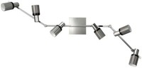Energiespar 6Er Spotbalken Spot Chrom Modern Schwenkbar 6X E14