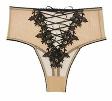 Victoria's Secret DREAM ANGELS Sheer Mesh High-waist Thong Panty sz XL