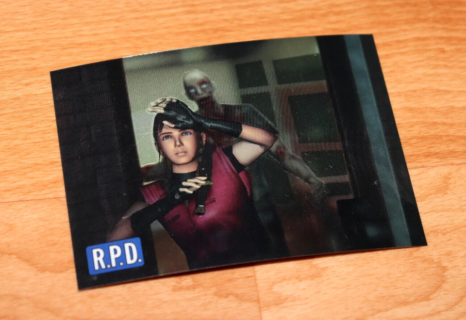 1998 Resident Evil Wildstorm Trading Card Capcom Opening Sequence Claire L09 - Image 3 of 4