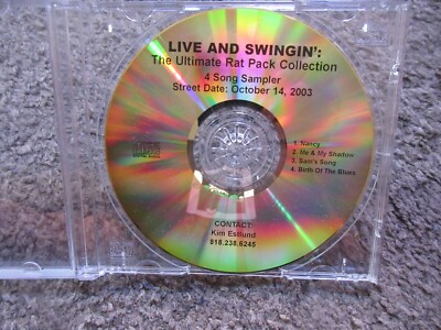 FRANK,DEAN & SAMMY ''LIVE AND SWINGIN':THE ULTIMATE RAT PACK COLLECTION'' SAMPLER