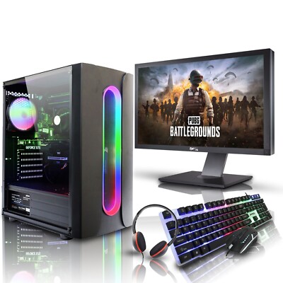 Gaming PC Bundle Intel i5 4th Gen 16GB RAM 1TB 240GB SSD