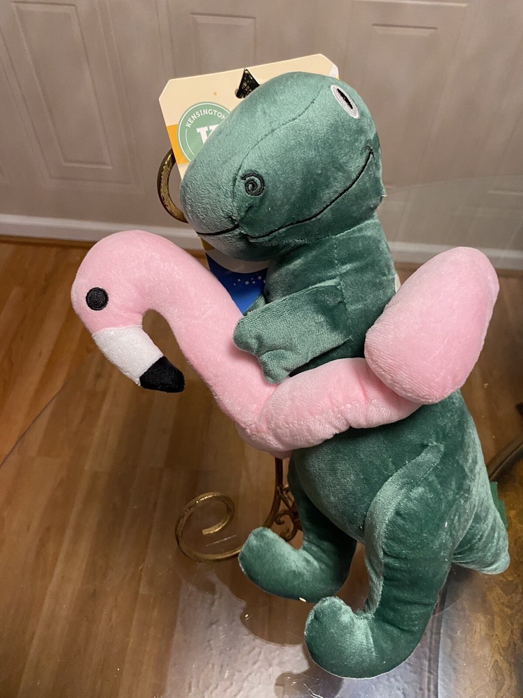 Kensington  Dinasour Dog Toy With Squeaker 17”