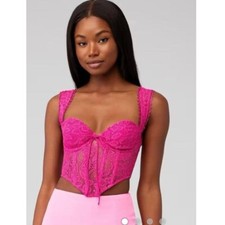 Revolve For Love  Lemons Sammie Corset Lace Top S 149