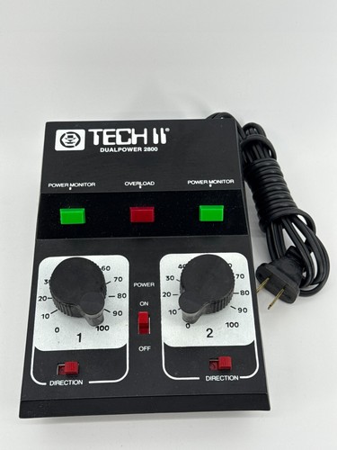 MRC Tech II Dual Power 2800 Train Controller DC Model Railroad Transformer 3710 - Picture 3 of 13