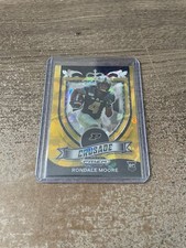 Rondale Moore 2021 Prizm Draft Picks Gold Ice Prizms Rookie Crusade Card #171