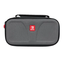 Nintendo Switch Game LITE Deluxe Travel Stand Gray Carrying Case ONLY Traveler