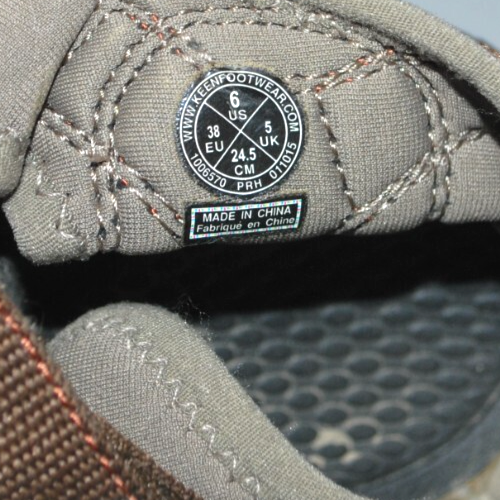 KEEN Sandali sportivi donna taglia 6 punta chiusa impermeabili marrone e grigio