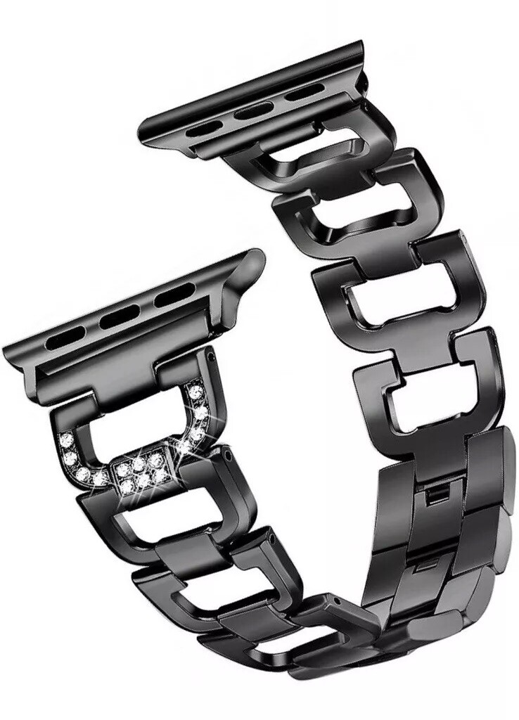 Pulsera brillante de acero inoxidable para Apple Watch Series 6/SE