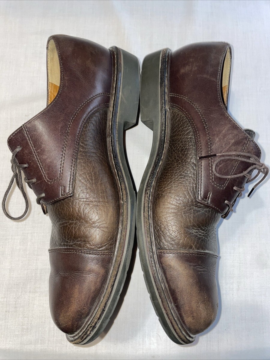 Mephisto Captoe Mens Dress Shoes Size 10 M Brown Leather 