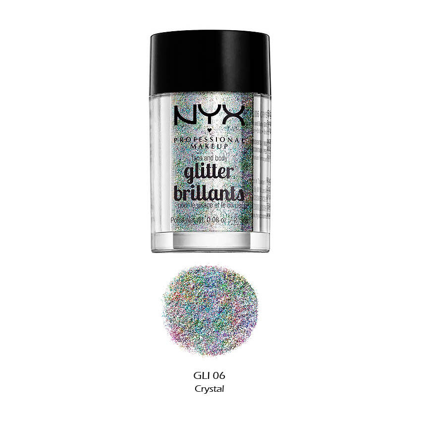 NYX Face and Body Glitter - GLI06 Crystal for sale online | eBay NYX Face and Body Glitter - GLI06 Crystal for sale online | eBay
