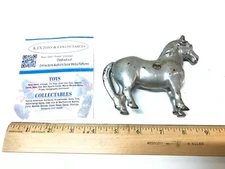 SMALL CAST IRON HORSE ON BASE STILL BANK BY AC WILLIAMS NICE SHAPE