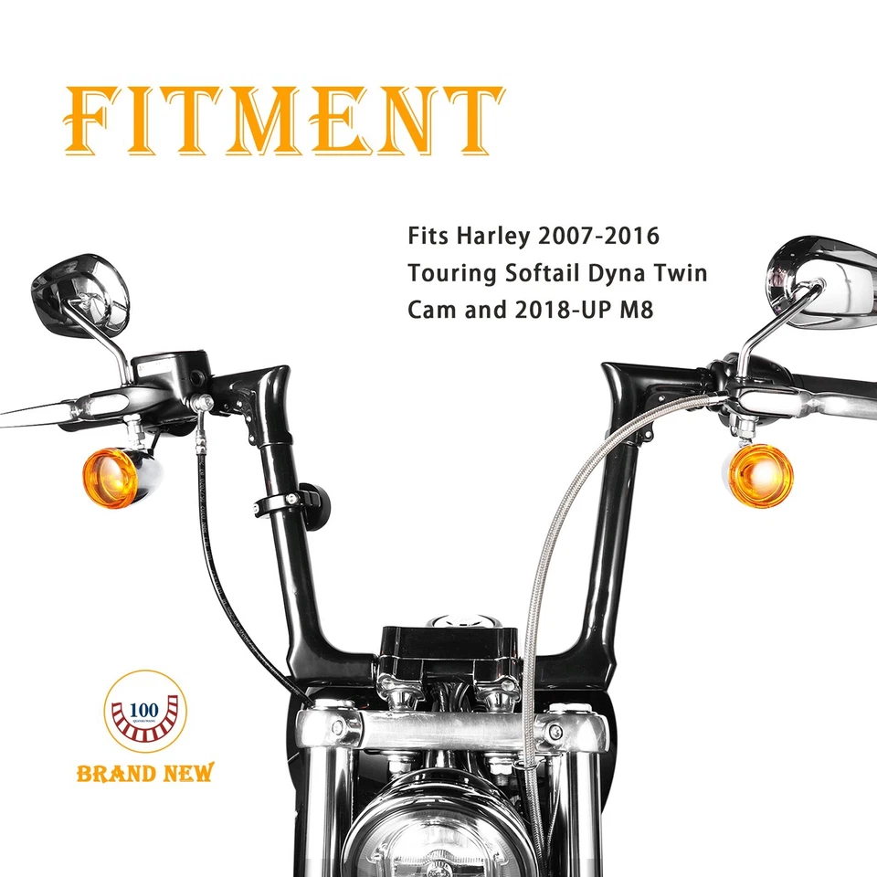 Cable de embrague Electra Glide 69" para Harley Touring Dyna Softail Fat Boy 2007-2016 Foto 2 de 4