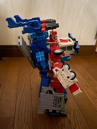 Transformers Coche Robot Godfire Convoy Omega Prime Figura de Japón Takara Tomy - Imagen 4 de 5