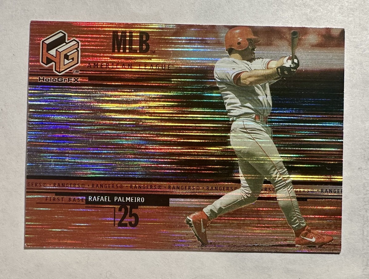 2000 Upper Deck HoloGrFX Rafael Palmeiro #64 Texas Rangers