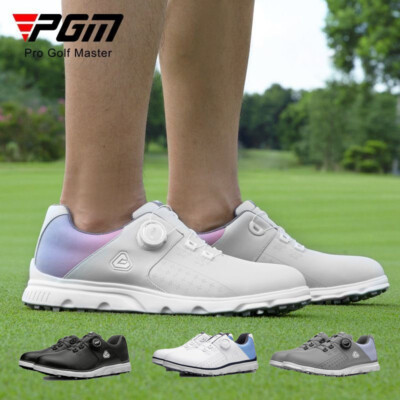 PGM Waterproof Men Golf Sneakers Breathable Anti-slip Shoes Lightweight Footwear