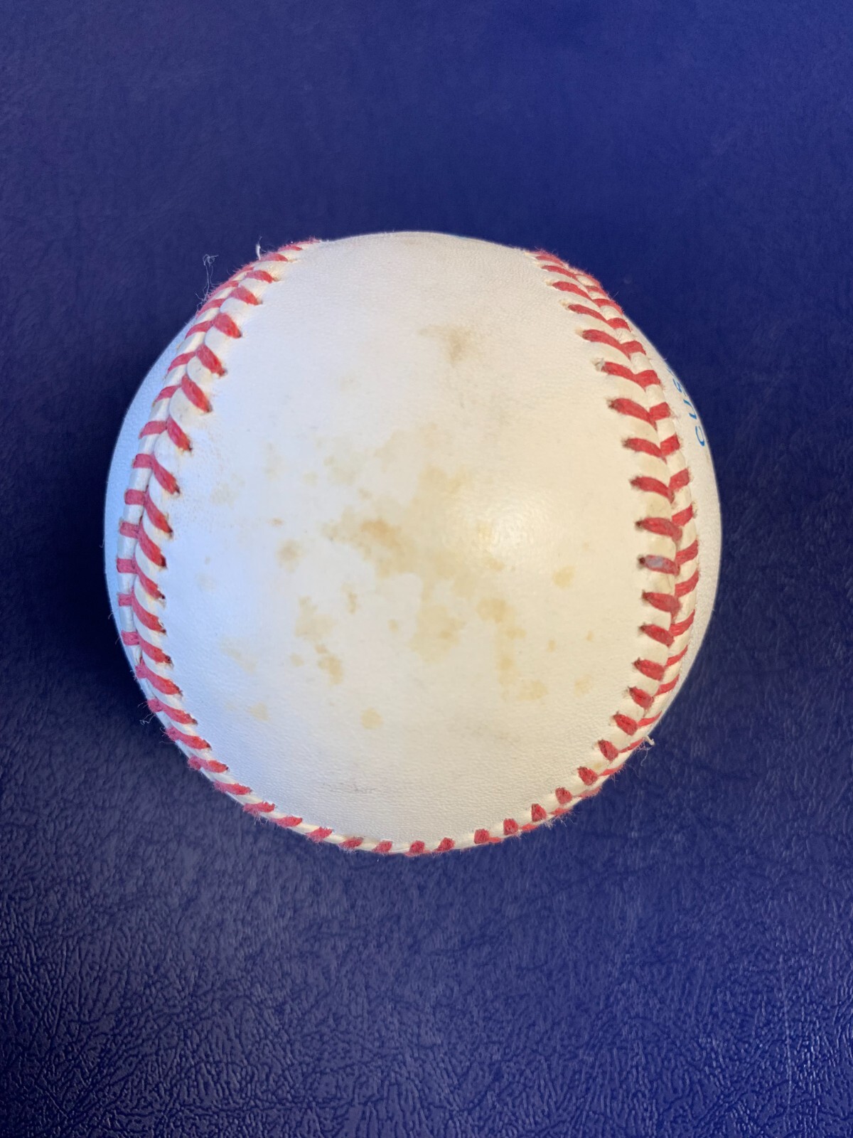 Barry Manuel Autographed MLB Baseball (Game Used?) Signed Auto Rangers Expos view 4