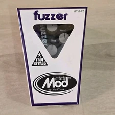 Mini Mod By Modtone True Bypass Fuzzer Electric Guitar Pedal Effect Open Box